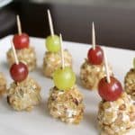 Goat Cheese + Walnut Covered Grapes