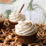 Vanilla Bean Cupcakes with Caramel-Pear Butter Filling