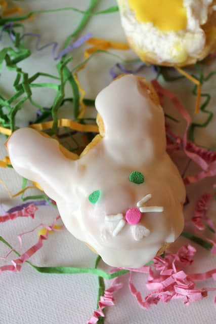 Easter bunny cream puffs might not be the cutest looking, but they sure are sweet and tasty!