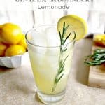 Vanilla-Rosemary Lemonade