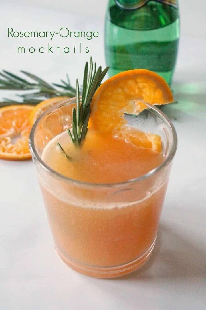 Orange Mocktail - The Kitchen Prep Blog