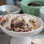 Ice Cream Social: Vanilla Brownie Ice Cream | Hip Foodie Mom