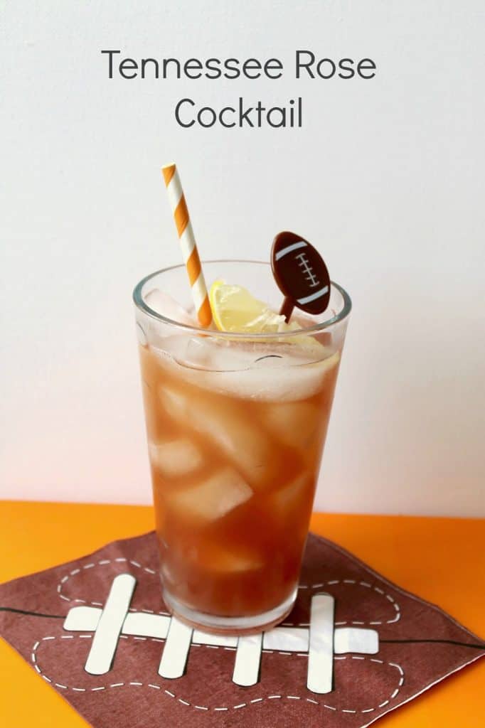 The University of Tennessee inspired cocktail is a perfect football themed cocktail that your guests will enjoy.