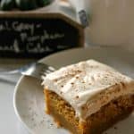 Earl Grey-Pumpkin Snack Cake