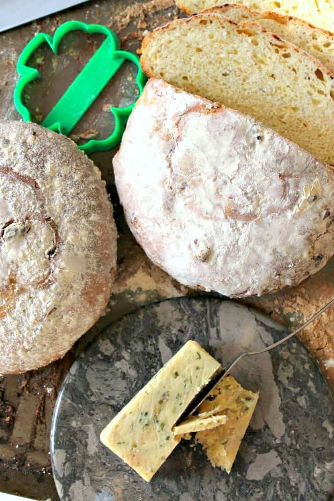 Irish Cheddar Bread! This easy yeast cheese bread recipe is practically foolproof. Make it with Irish cheddar for St. Patrick's Day or your favorite cheese.