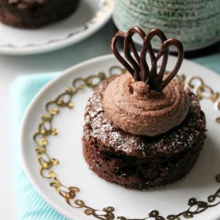 Boozy Mint Chocolate Mousse Brownies