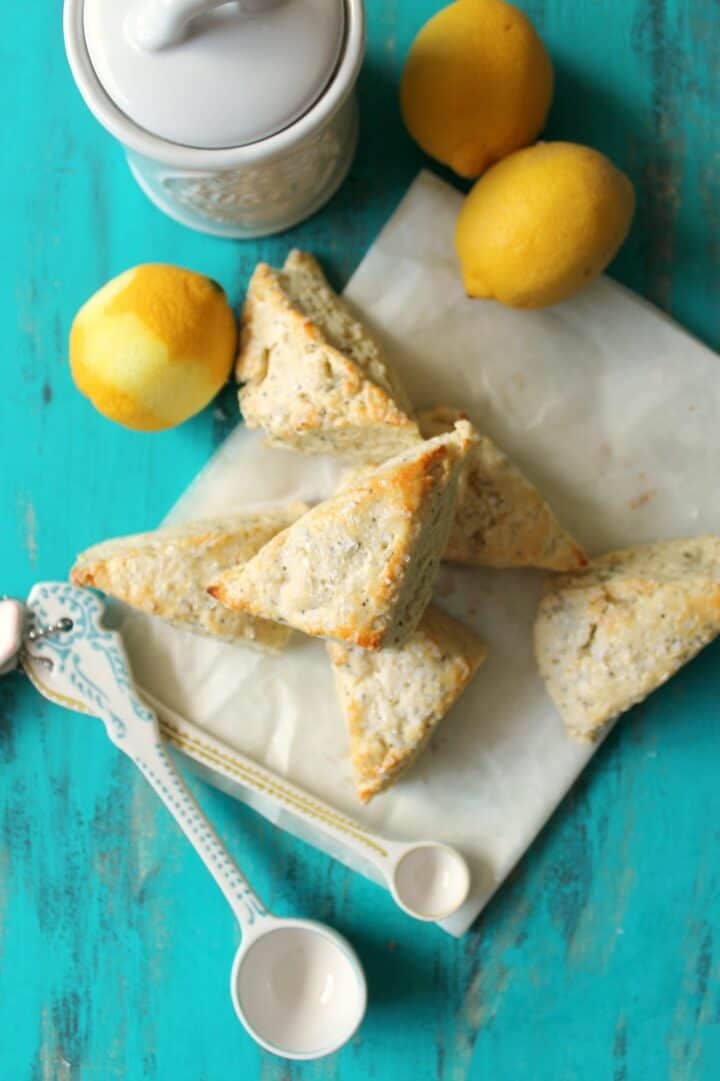 Lemon Poppy Seed Scones The Kitchen Prep Blog