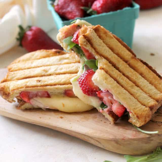 Strawberry Brie Grilled Cheese