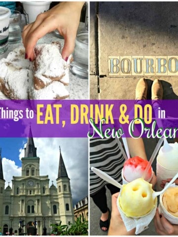 Things to Eat, Drink and Do in New Orleans! My top picks for NOLA's best sightseeing, eating and drinking. Laissez bon temps rouler!