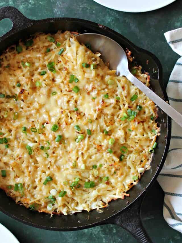 Irish Cheddar & Cabbage Hash Brown Skillet The Kitchen Prep Blog