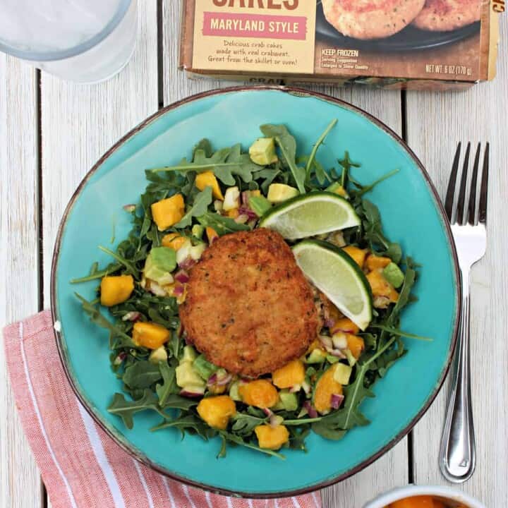 Summertime Crab Cake Salad The Kitchen Prep Blog