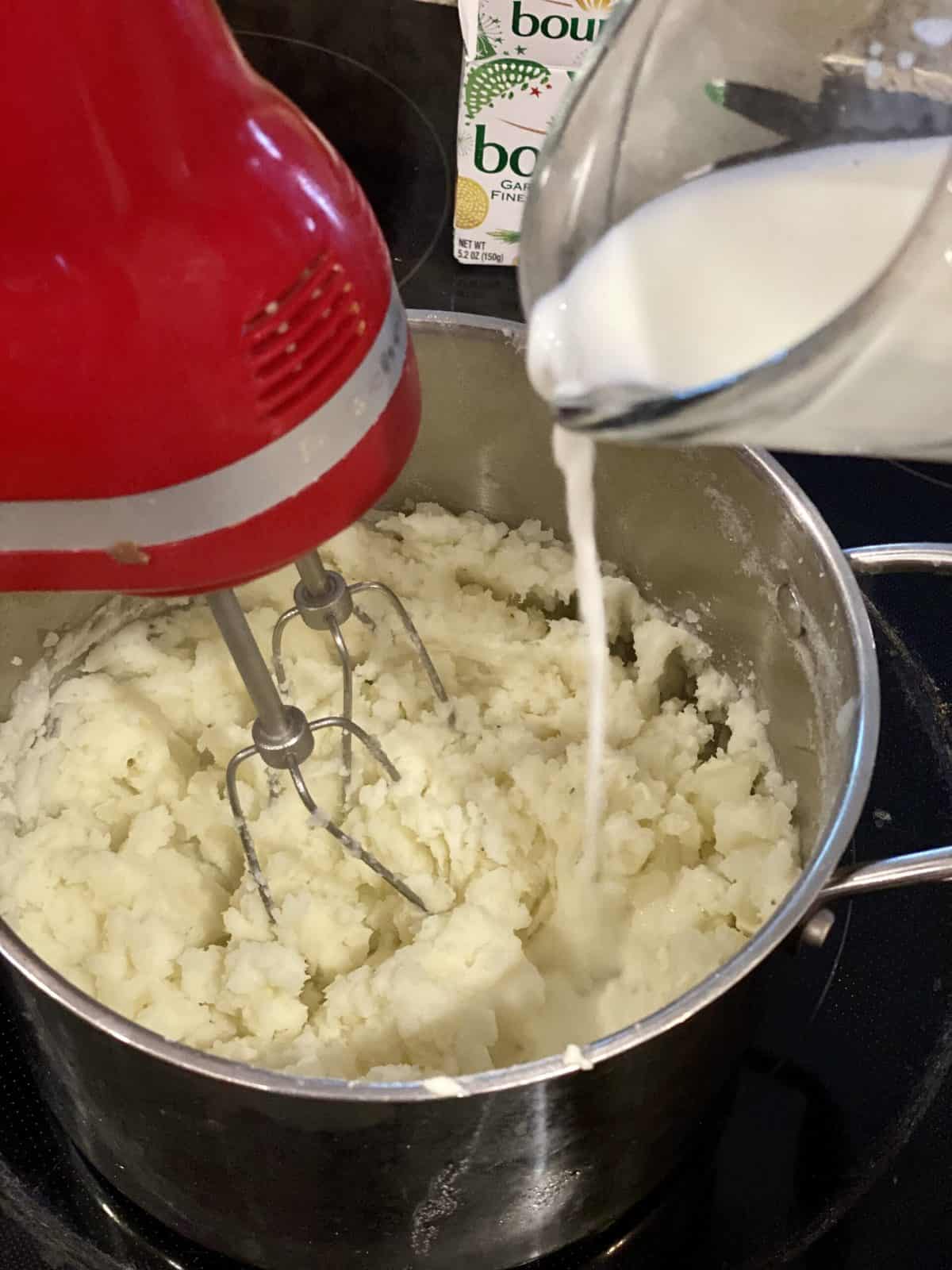 Boursin Mashed Potatoes - The Kitchen Prep Blog