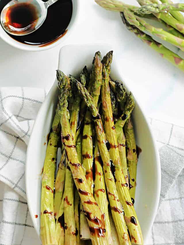Balsamic Glazed Asparagus The Kitchen Prep Blog